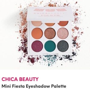 Chica Beauty Fiesta Mini Eyeshadow Palette NIB